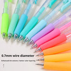 Languo 36/54/72/90 cores pintura acrílica gel canetas retrátil 0.7mm ponta manual caneta para estudante pintura graffiti escrita