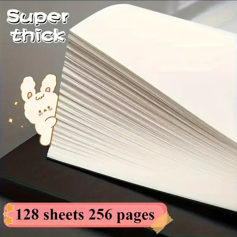 A5 bloco de notas 256 páginas caderno em branco sketchbook cadernos diário escola útil papelaria diário suprimentos escritório