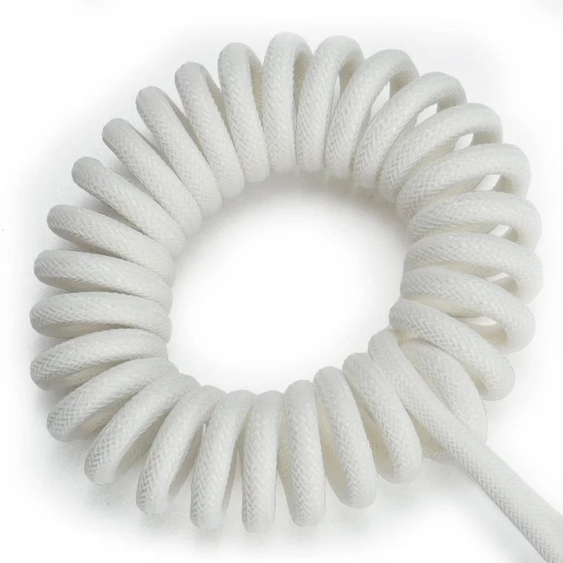 Cabo USB-C Aviador Removível 1,5m – Conexão Estável + Construção Robusta (Branco)