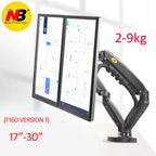 Braço Duplo NB F160 Profissional: Ajuste de Altura e Giro 360° - Suporta até 18kg