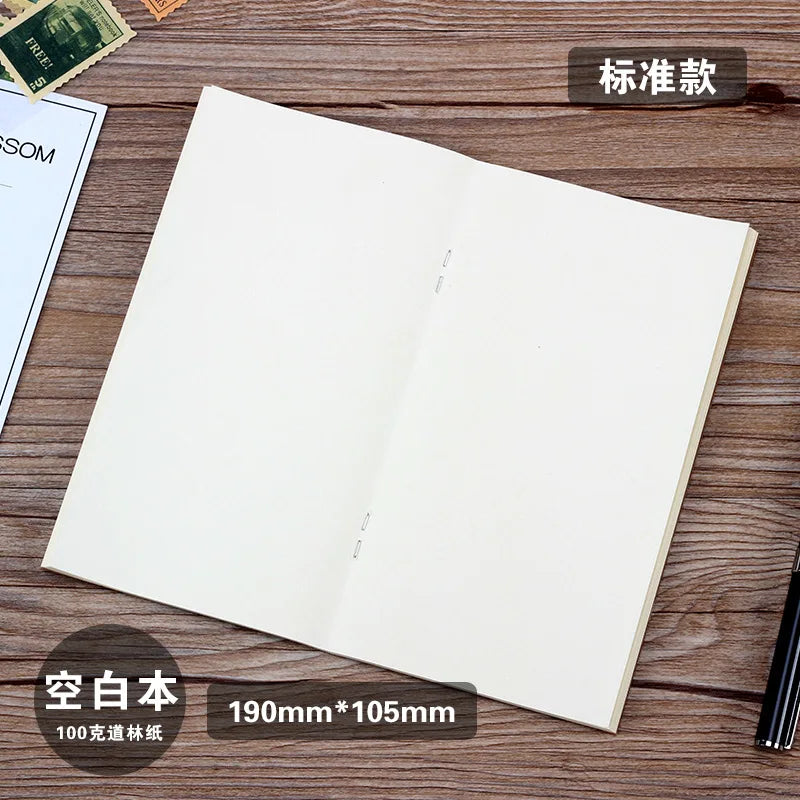 Caderno de bandagem para viagens, caderno retro, manual criativo, diário portátil, Coréia, A6