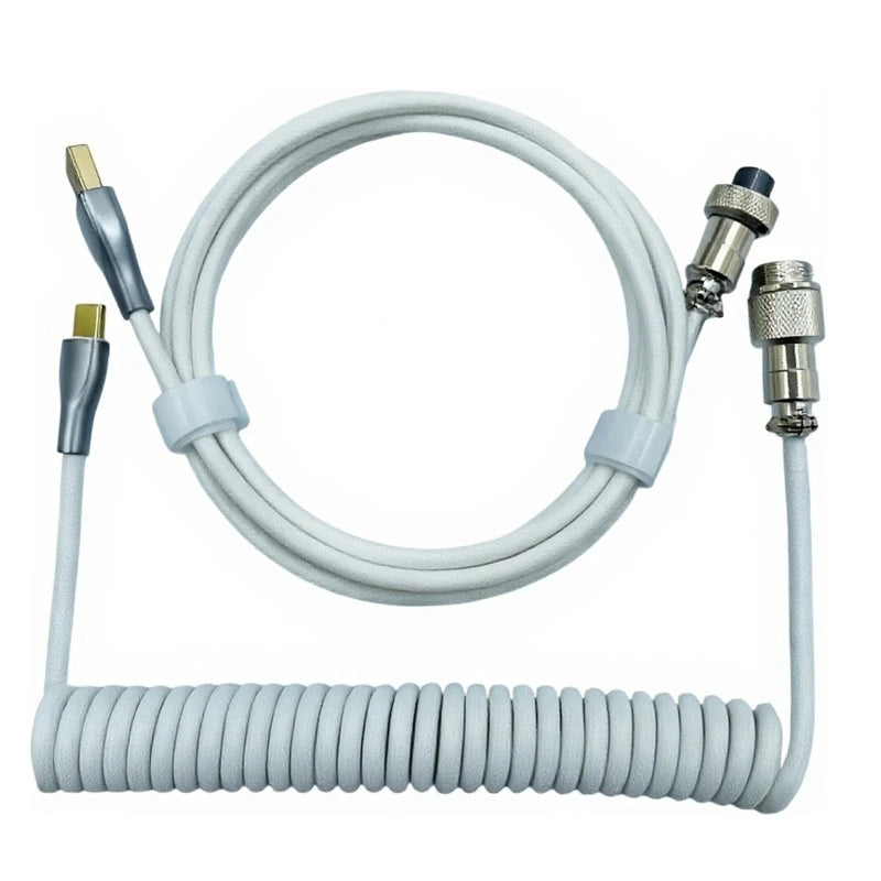 Cabo USB-C Mecânico Aviador – Conexão Estável + Construção Robusta 3m