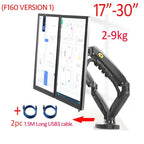 Braço Duplo NB F160 Profissional: Ajuste de Altura e Giro 360° - Suporta até 18kg