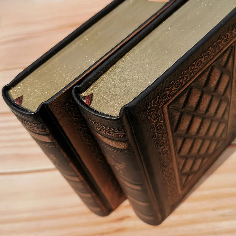 A5 cadernos vintage 176 folhas/livro engrossar capa dura blocos de notas diário agenda semana planejador papel branco escritório estudantes suprimentos