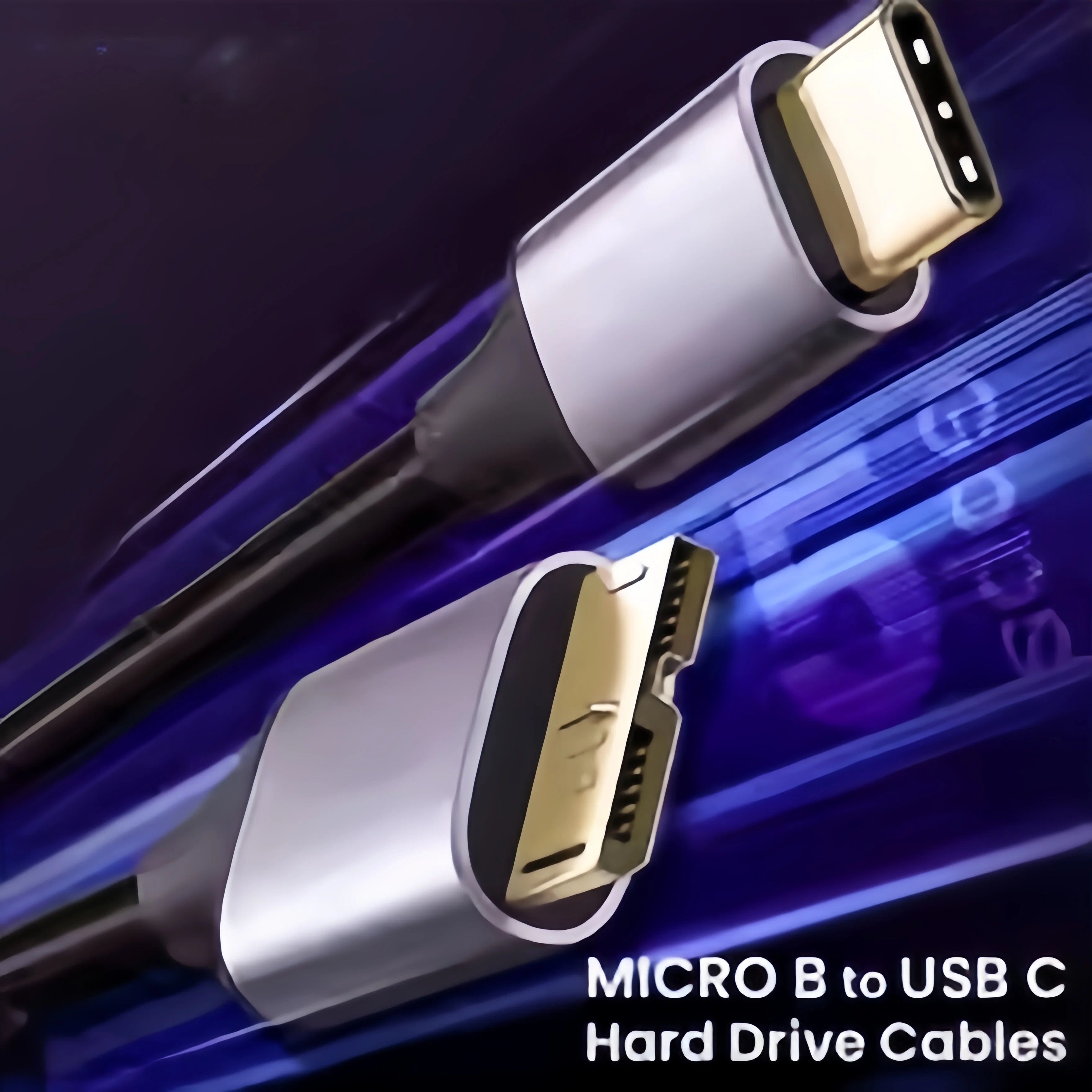 Cabo USB-C para Micro B 3.0 5Gbps – Alta Velocidade + Super Durável