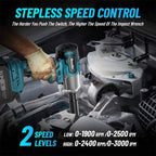 Chave de Impacto Seesii 450N.m Brushless: Alta Performance 1/2" com 2 Baterias 4.0Ah