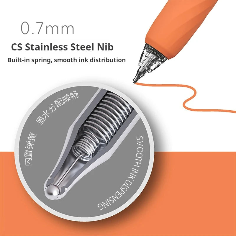 Languo 36/54/72/90 cores pintura acrílica gel canetas retrátil 0.7mm ponta manual caneta para estudante pintura graffiti escrita