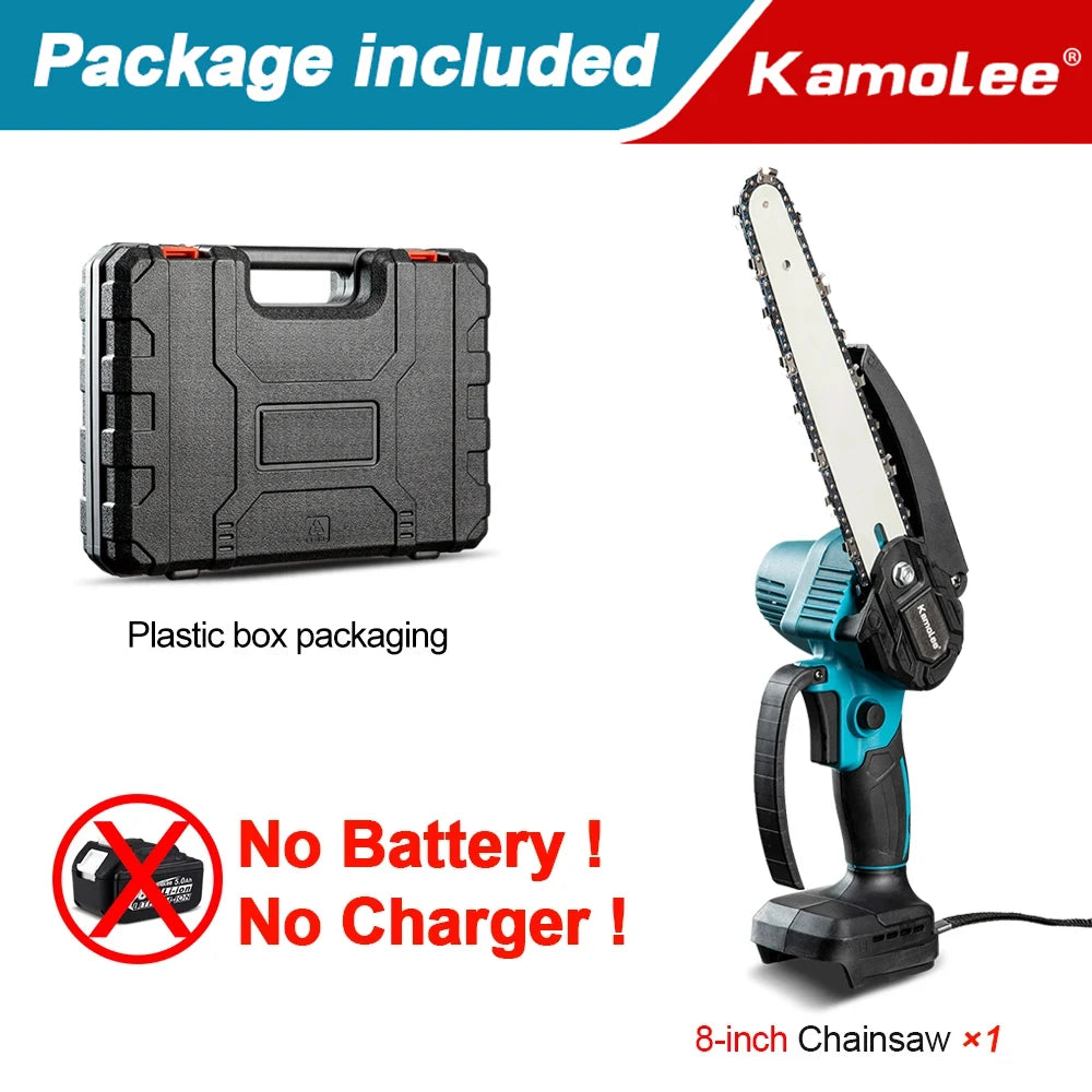 Mini Serra Elétrica Kamolee 8 Pol. Profissional: Corte Ultra Rápido e Motor de Alto Torque