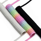 Cabo USB-C Aviador Removível 1,5m – Conexão Estável + Construção Robusta (Branco)