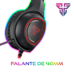 Headset Gamer Sniper 7.1 USB Iluminação RGB Fantech HG16